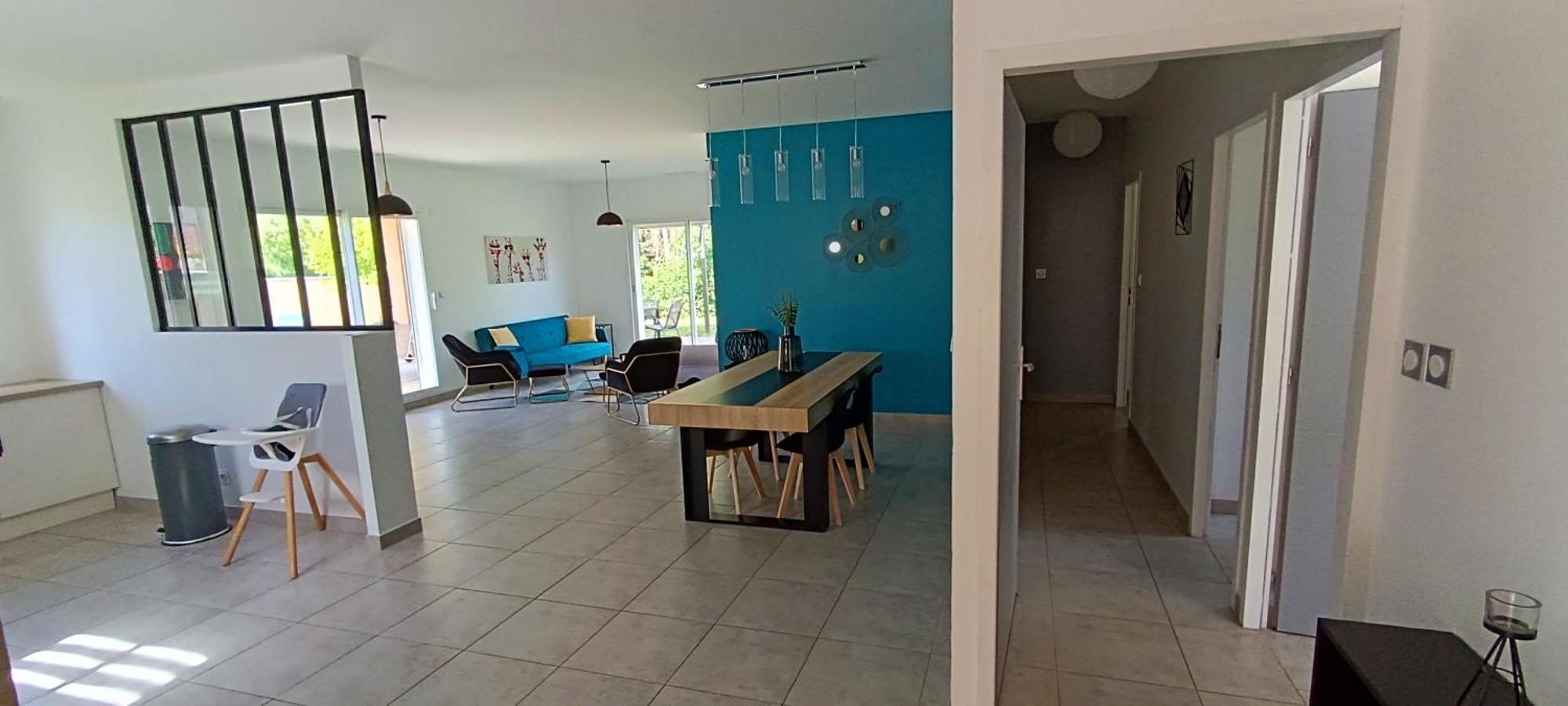 La Lyne - Moderne 4 8 Personnes Clim Hébergement de vacances Lèzan